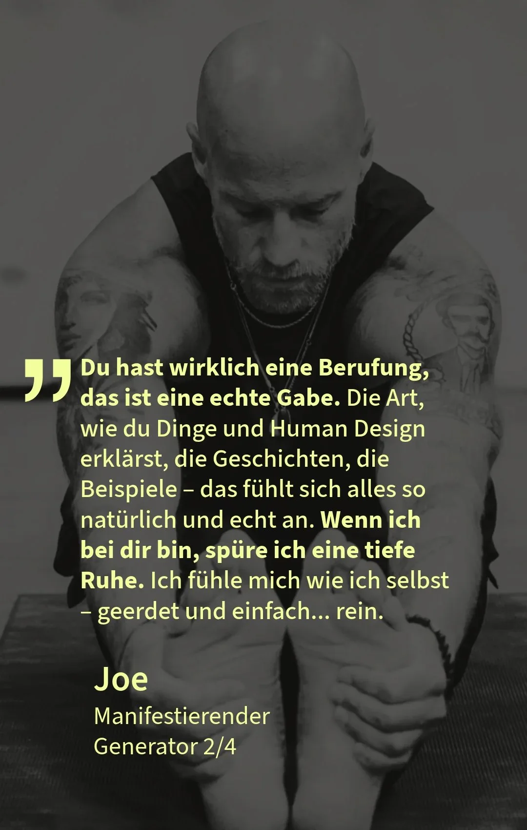 Kundenstimme von Joe